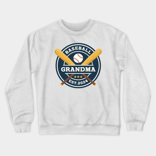 Baseball Grandma Mothers Day Crewneck Sweatshirt by Ivanapcm